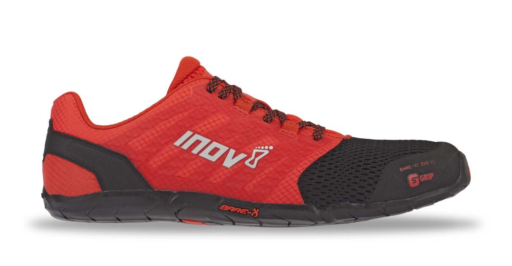 Inov-8 Bare-xf 210 V2 Mens Trainers Black/Red Philippines 75316UYAK